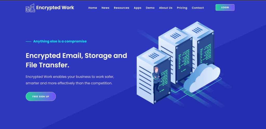 Encrypted Work Storage and File Transfer