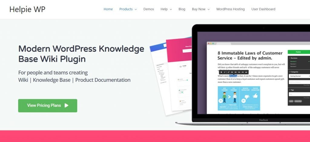Helpie WP WordPress Plugin