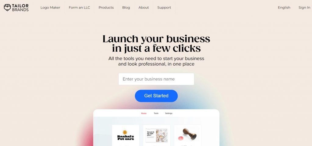 Tailor Brands Business Logo Maker