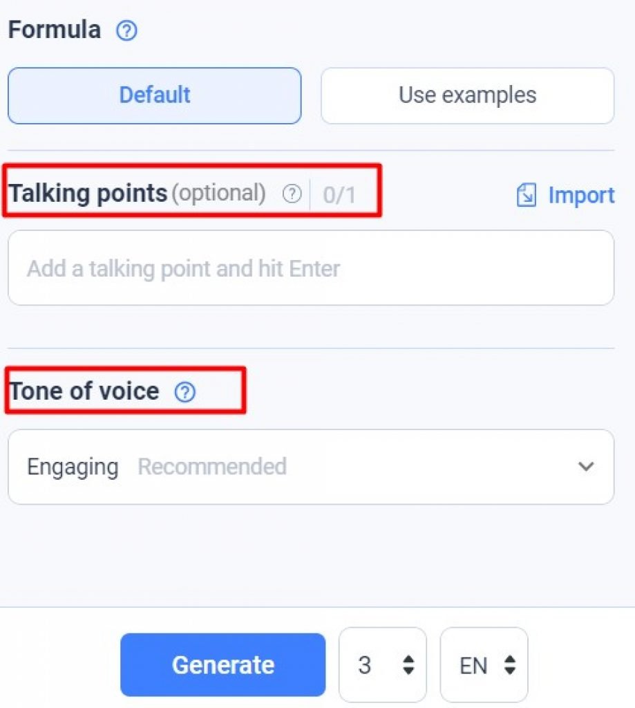 Setting Tone of Voice in Anyword