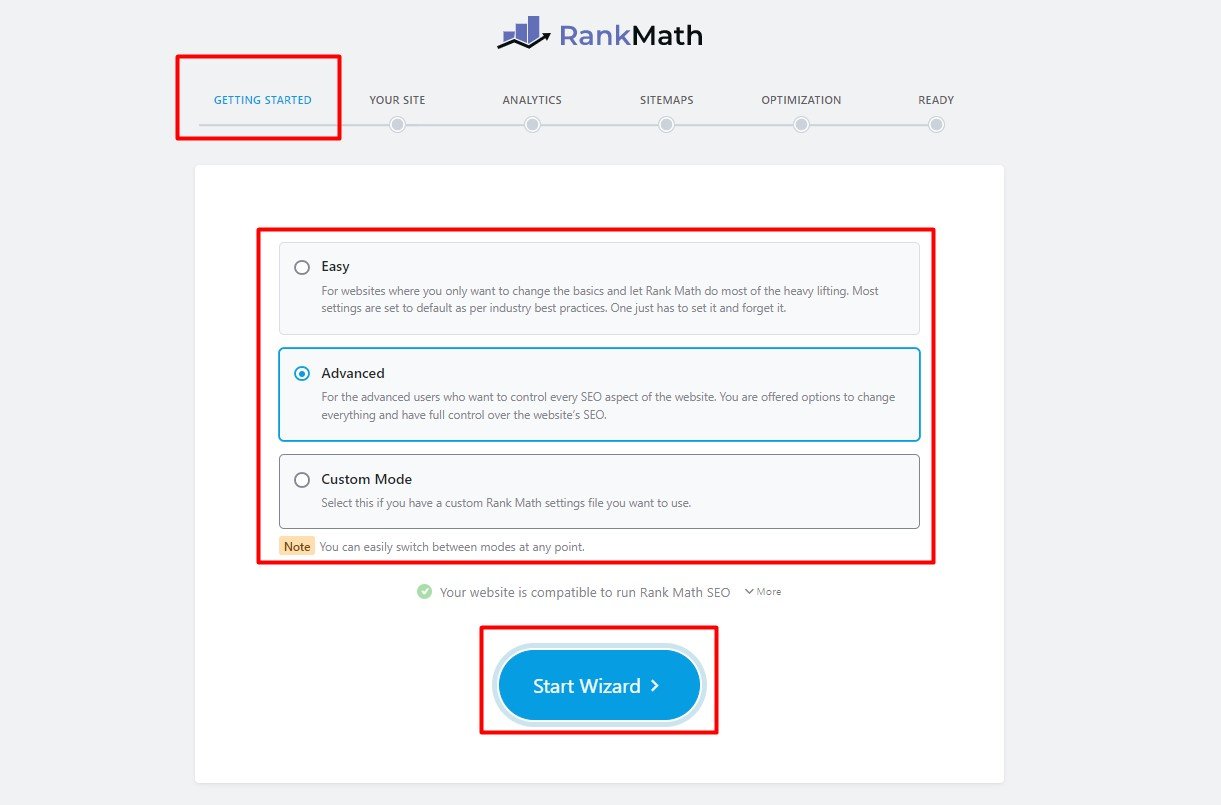 Rank Math Getting Started