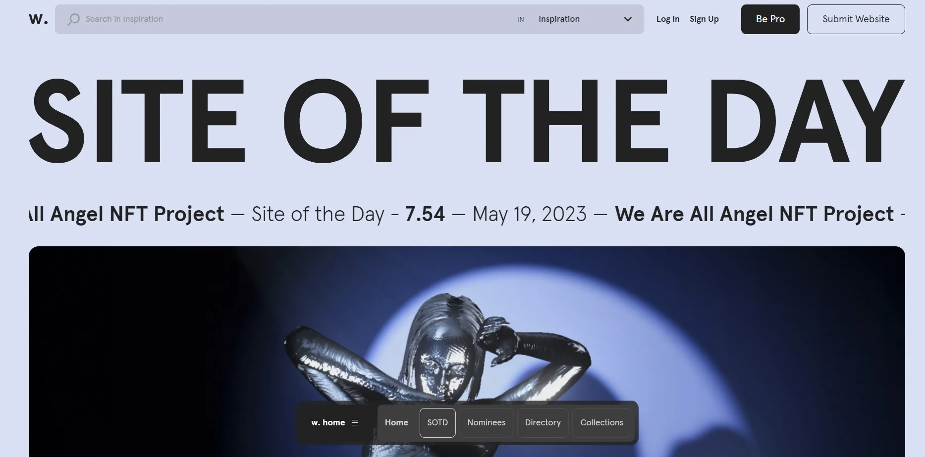 Awwwards UX UI design inspiration sites