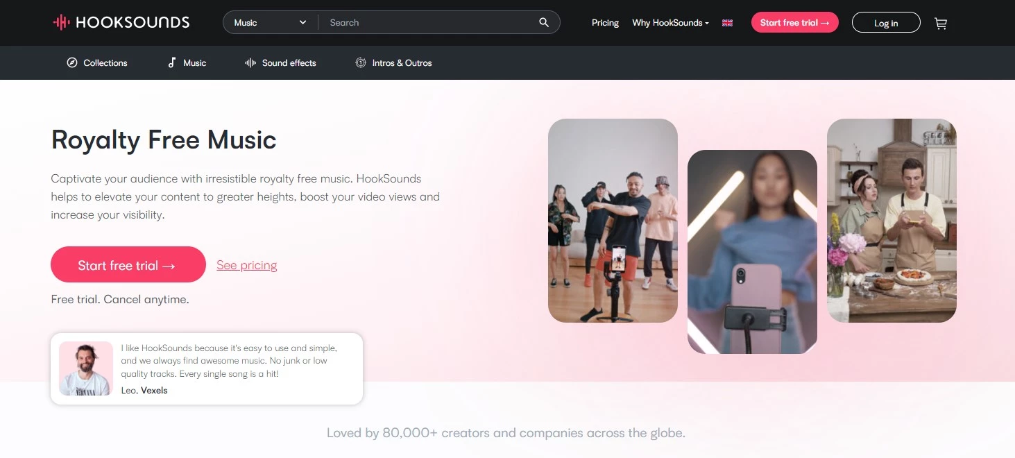 Hooksounds Homepage