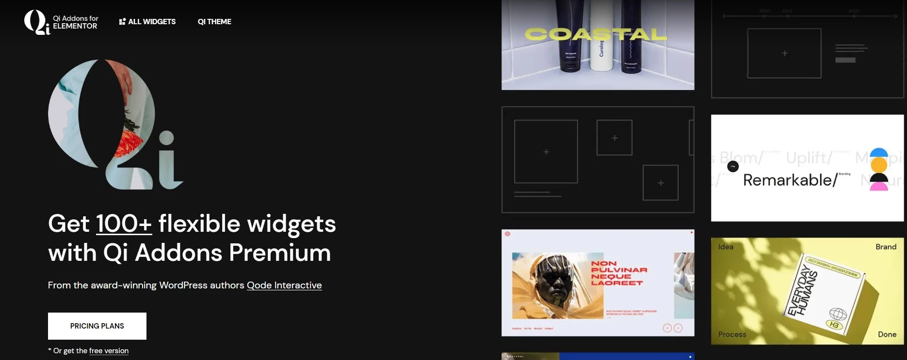 Qi Addons Homepage