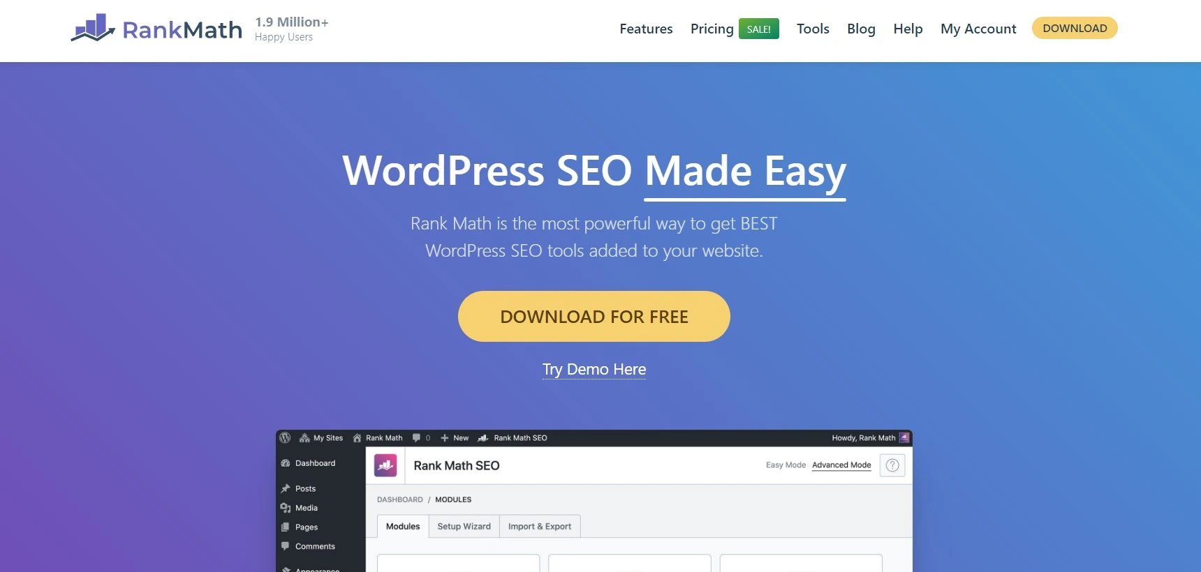 Rank Math WordPress SEO Plugin