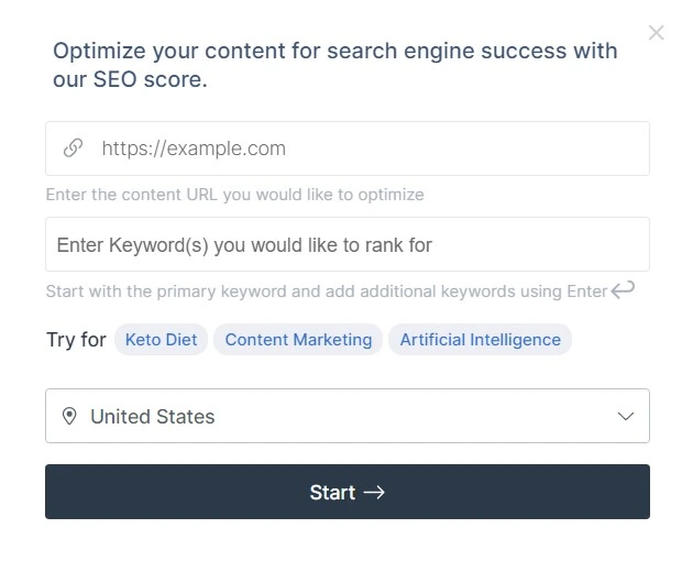 Scalenut optimize content