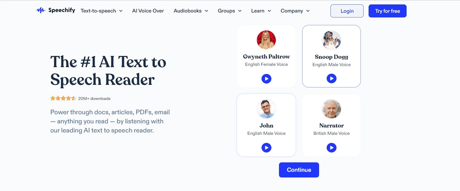 Speechify Ai Voice Generator