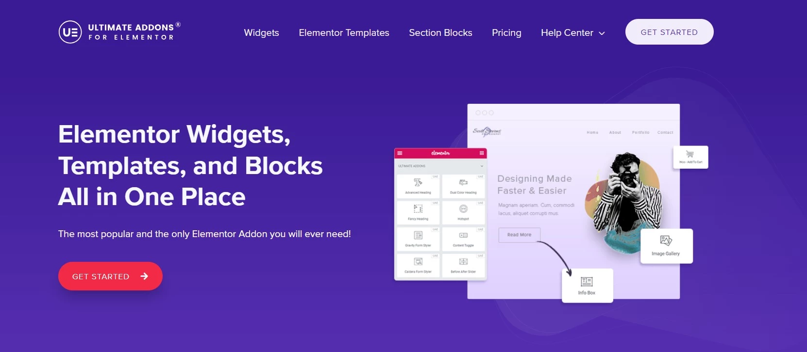 Ultimate Addons Elementor Widgets Templates