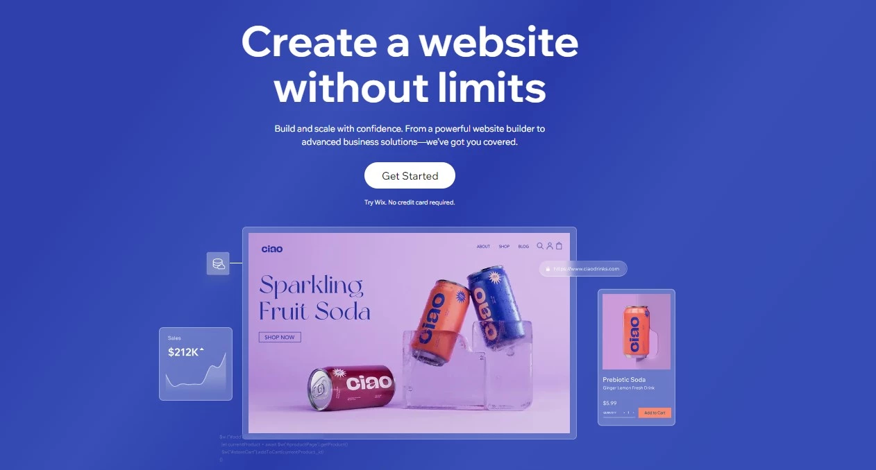 Wix Landing Page Builder