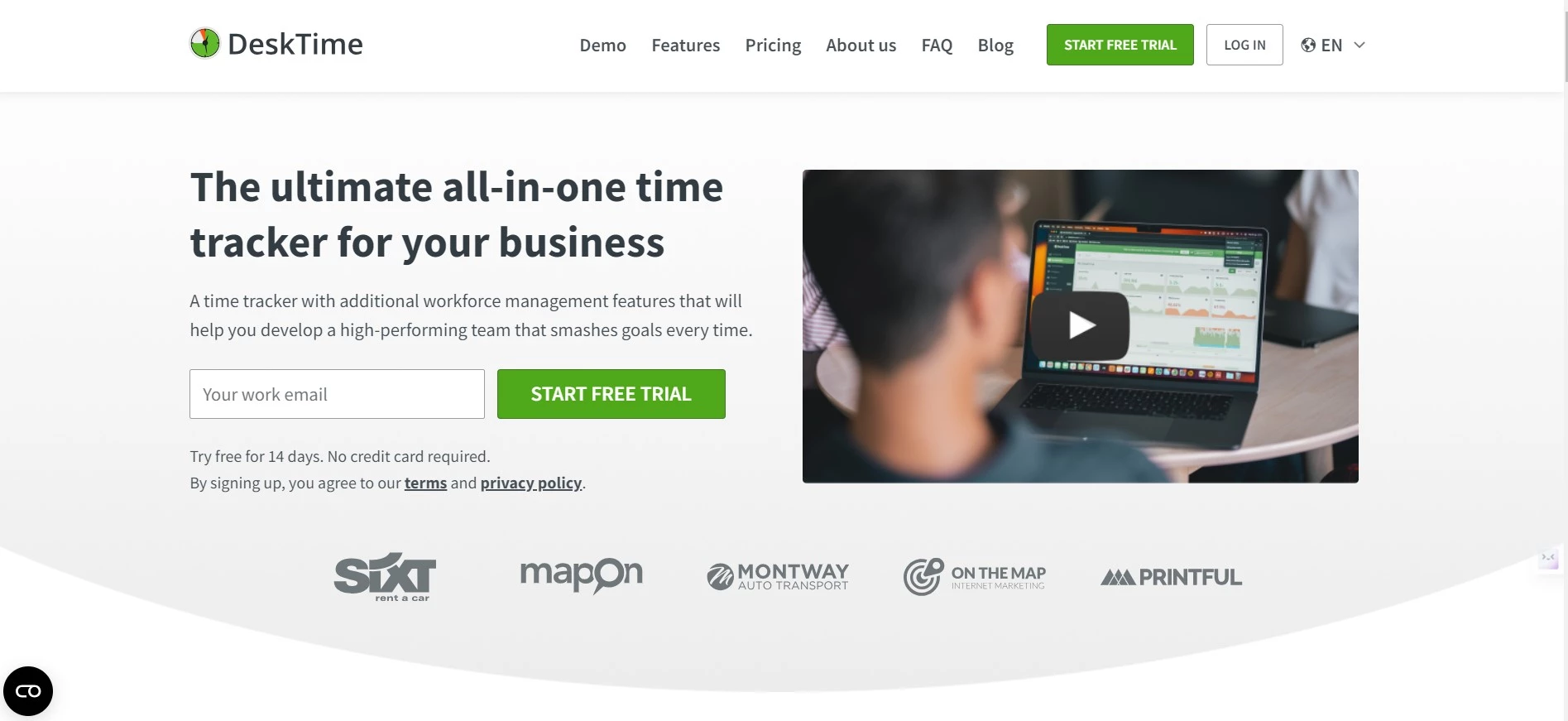 Desktime Time Tracking Tool
