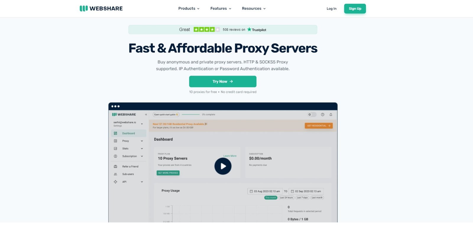 Webshare Datacenter Proxy Provider