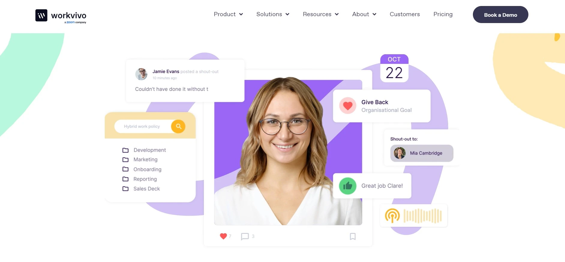 Workvivo Time Tracking Software