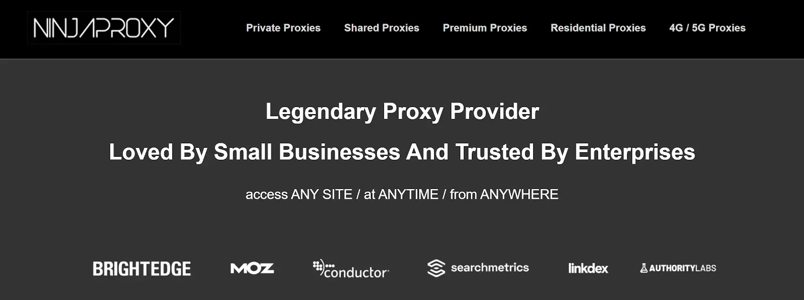 NinjaProxy-homepage