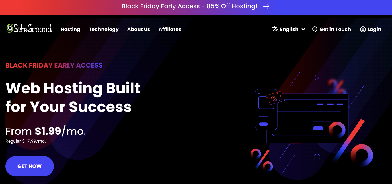 SiteGround Black Friday